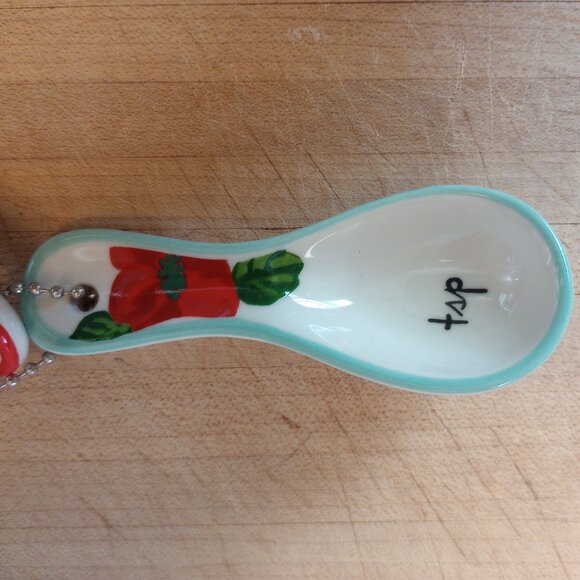 Molly Hatch for Anthropologie Floral Measuring spoon set - Picture 3 of 7